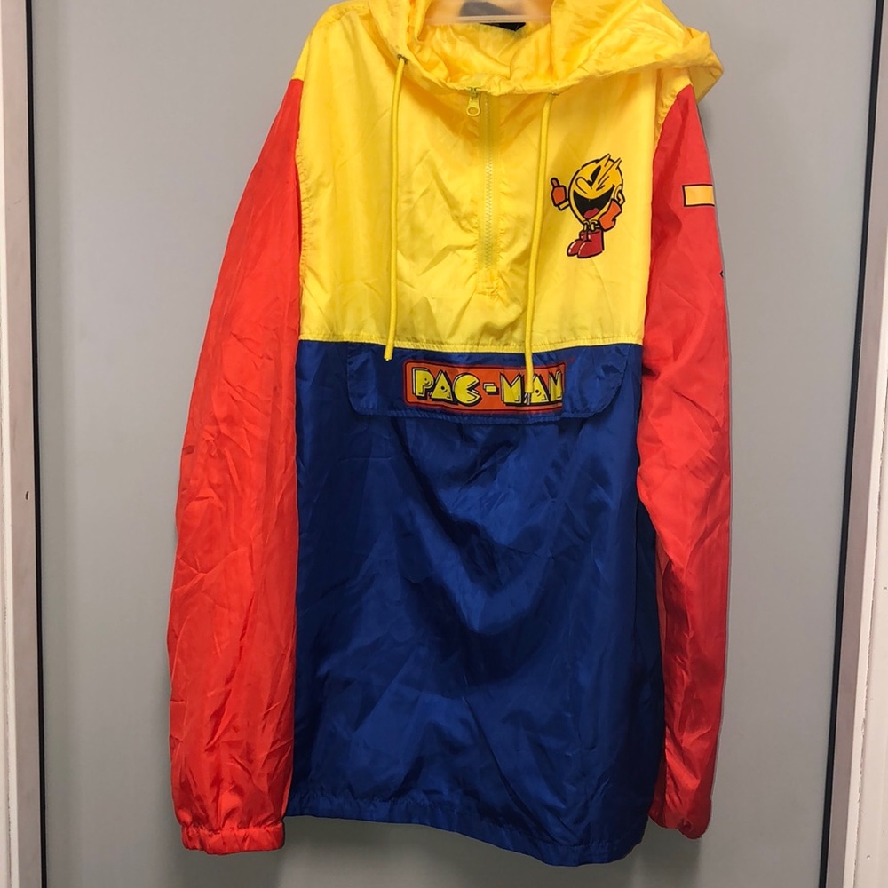 Vintage Pacman wind beaker size large